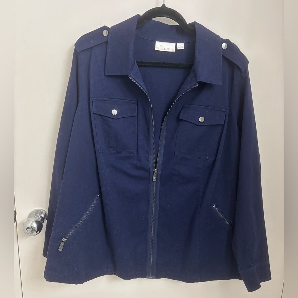 Belle by Kim Gravel military jacket